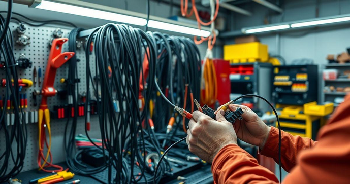 Montagem de Chicotes Elétricos Eficiente