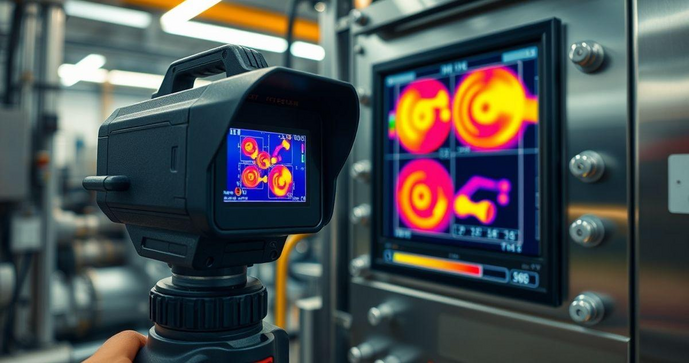Câmera termográfica industrial como ferramenta essencial para manutenção
